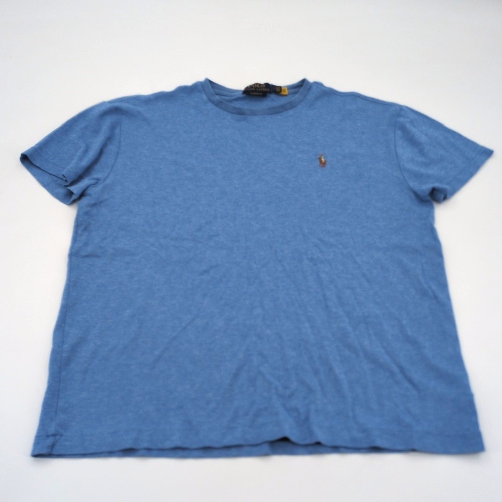 Polo Ralph Lauren T-Shirt Mens Small Light Blue Classic Fit Short Sleeve W/ Pony